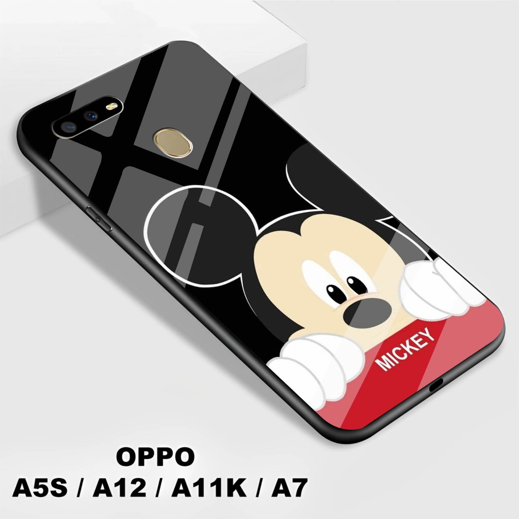 Softcase Kaca Kilau Oppo A5S / A12 / A7 / A11K - Softcase Kaca   Oppo A5S / A12 / A7 / A11K - Softca