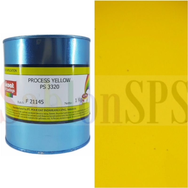 

POLICOAT PS PROCESS YELLOW 3320 CAT SABLON PVC BASIS MINYAK 1KG
