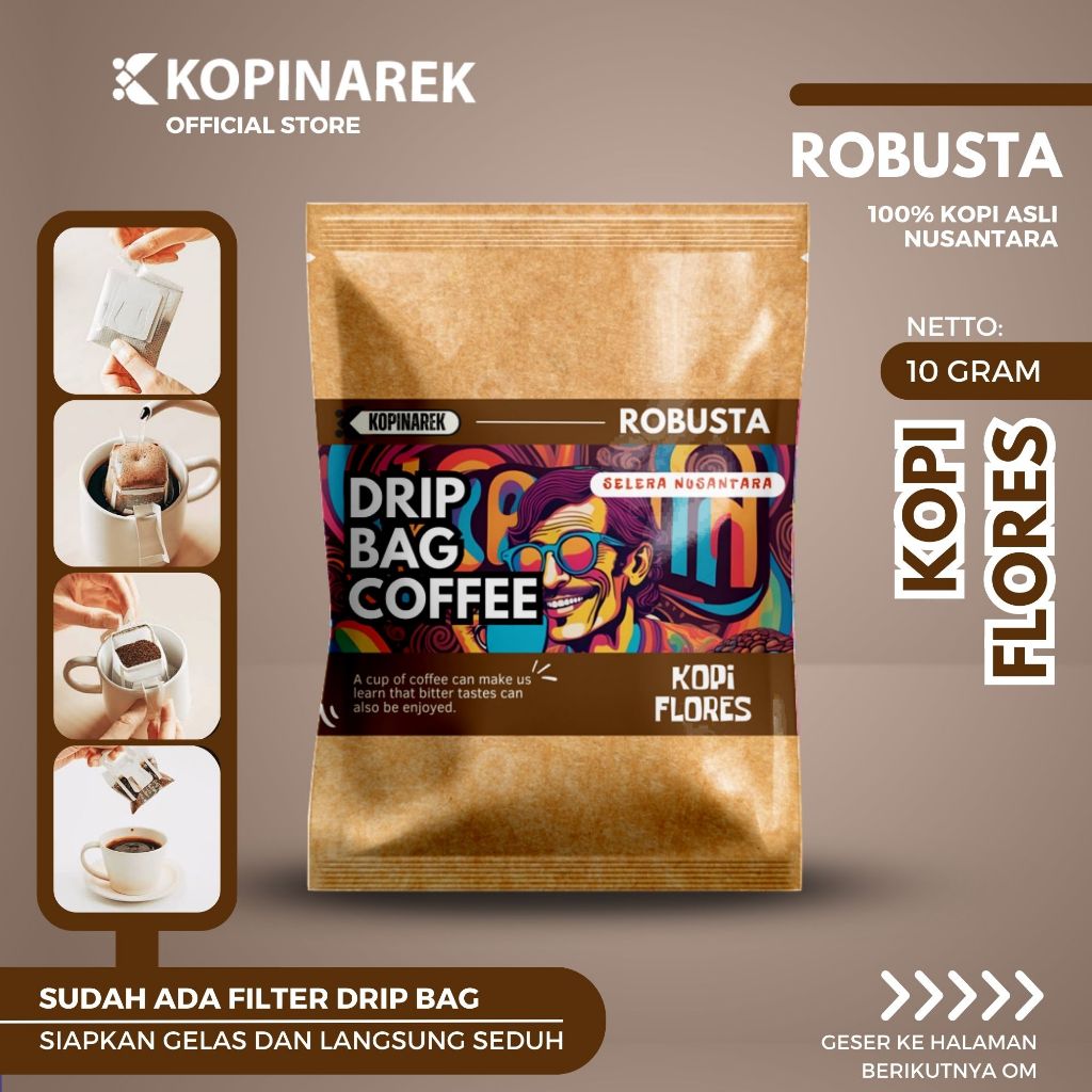 

Kopi Dripbag Coffee Sachet Robusta Flores Premium Original Drip Bag Instan Asli Bubuk Hitam Saset Tubruk Murah Enak Nusantara Hadiah Souvenir Pernikahan Ulang Tahun Graduation Unik