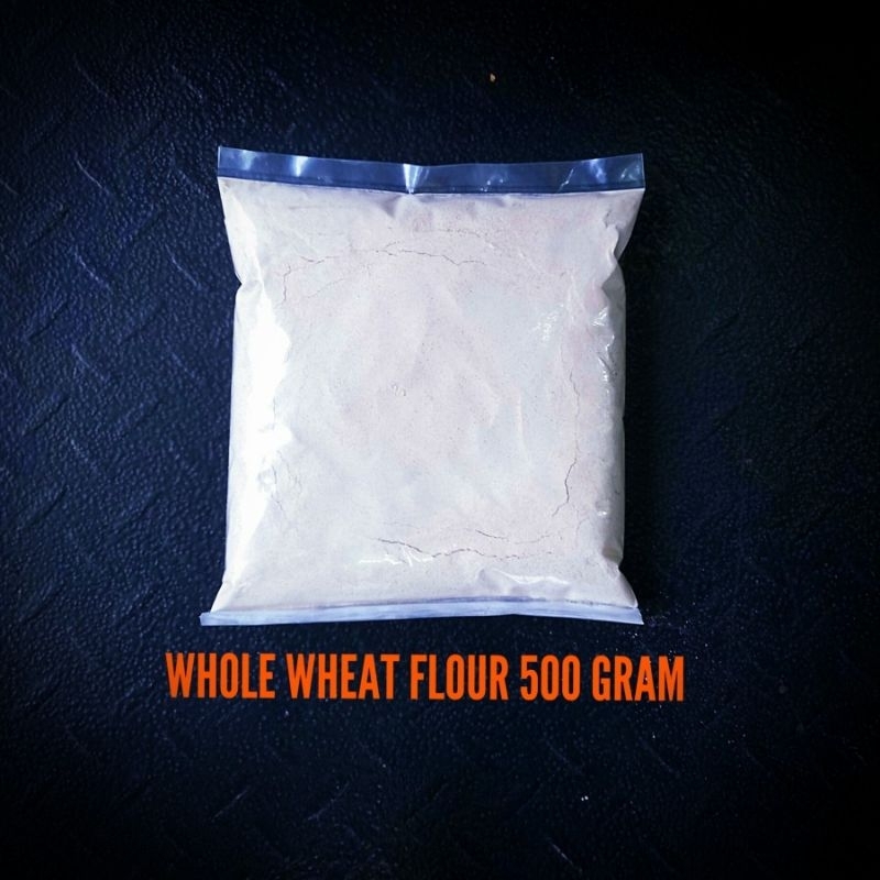 

TEPUNG GANDUM UTUH - 500 GRAM & 0.5 LITER - WHOLE WHEAT FLOUR - 0.5 LITER