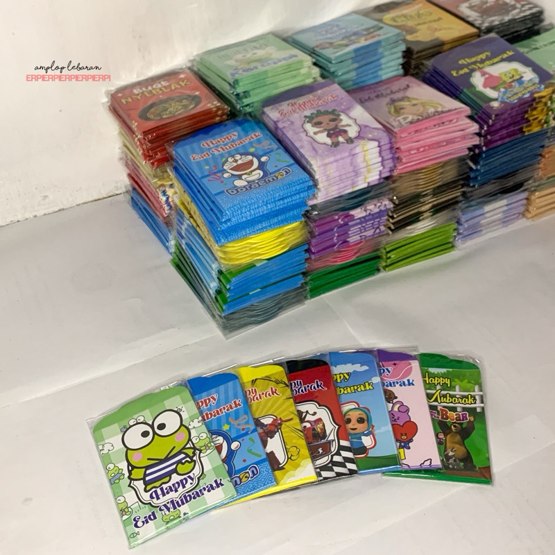 

AMPLOP LEBARAN medium kartun 1pack isi 10pcs