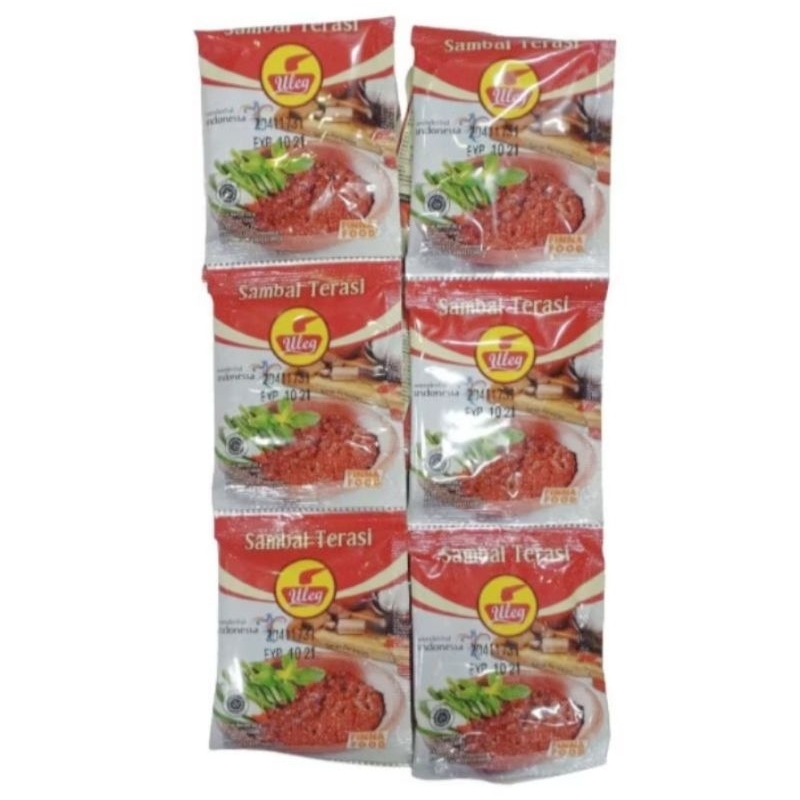 

Sambil Terasi Uleg 1 renceng isi 10 sachet @21g