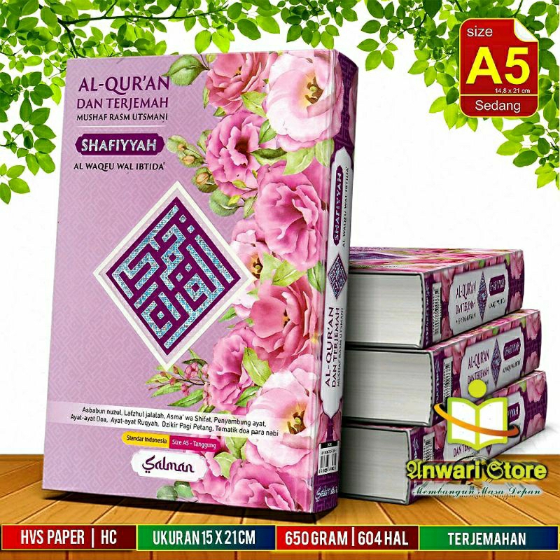 SHAFIYYAH Alquran & Terjemah Mushaf Rasm Utsmani