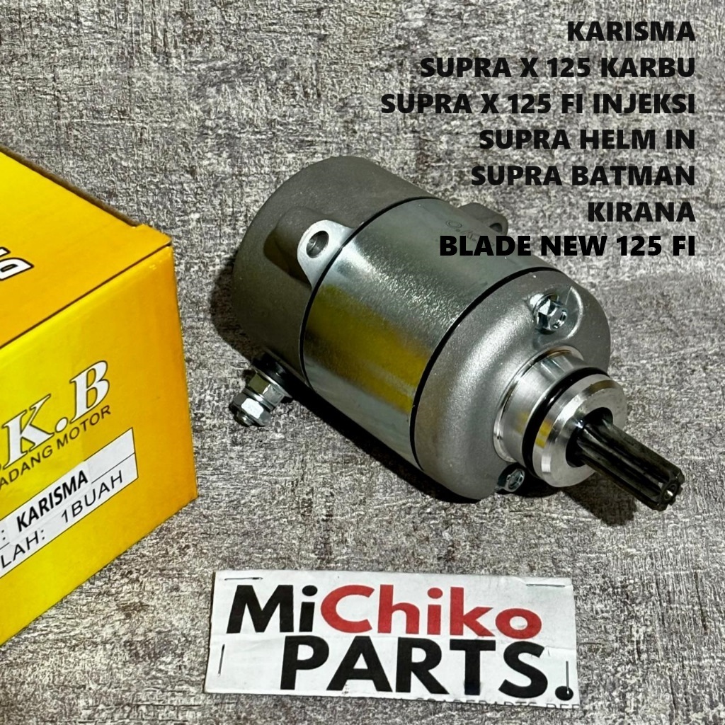 Dinamo Stater Karisma Supra X 125 Karbu Injeksi Fi Batman Helm in Kirana Blade New 125 Fi Dynamo Sta