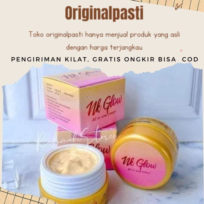 (HEMAT 3POT) KRIM NK GLOW CREAM NKGLOW ORIGINAL