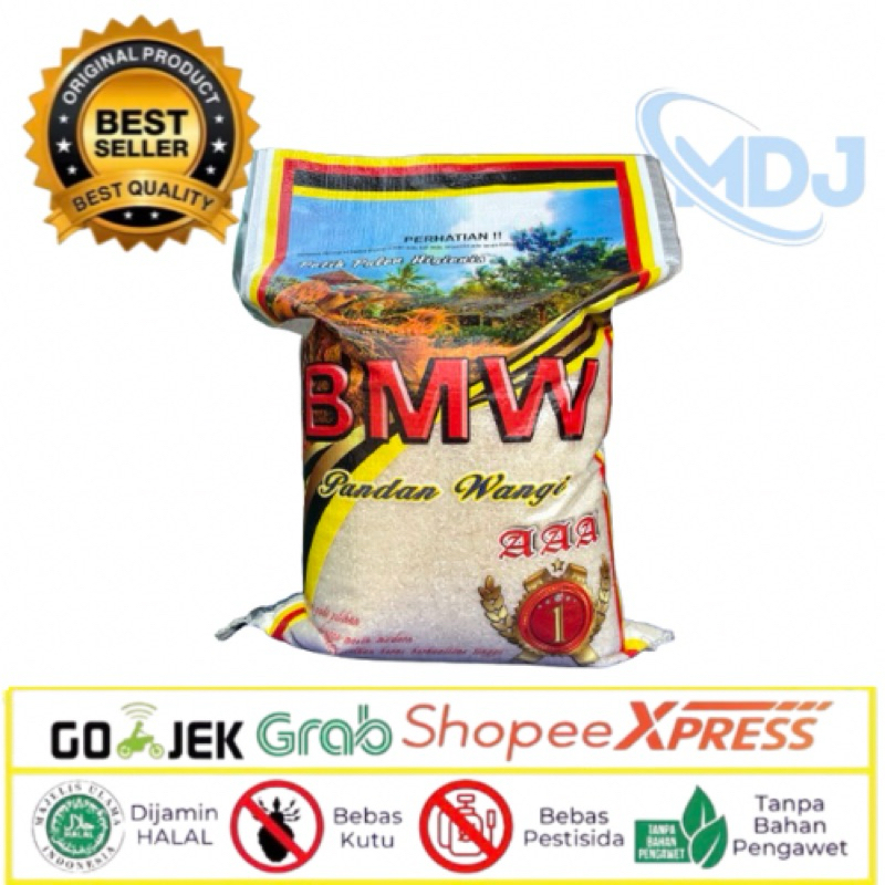 

BERAS PANDAN WANGI CAP BMW AA@ 5KG,10KG & 20KG