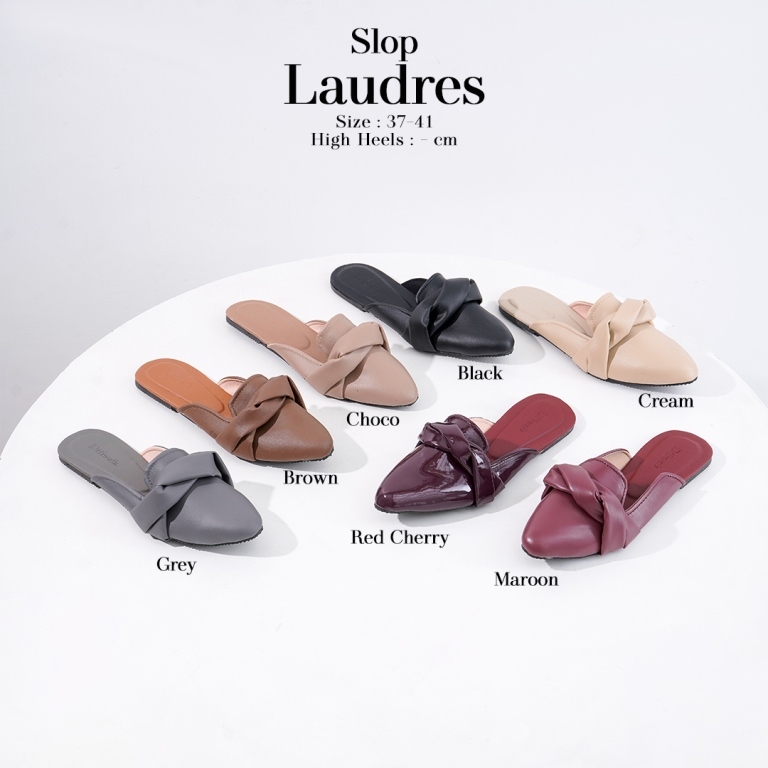Deliwafa  - [Sandal Wanita] Laudres Slop