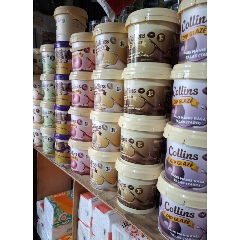 

Collins Dip Glaze Saus Manis Rasa Talas Taro 1kg