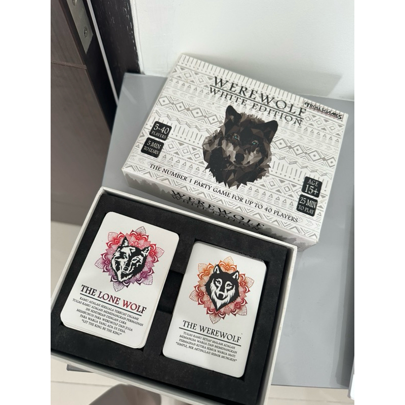 Werewolf Card White Edition