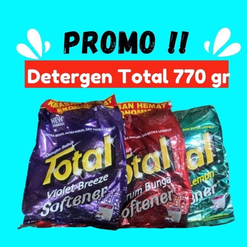Deterjen Total Bubuk Detergen Total De Parfum Detergen Total Almeera  Sabun Detergent Bubuk Total To