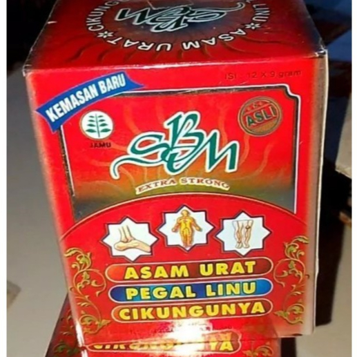 

JAMU SBM ASAM URAT, PEGAL LINU 1 pack(12 sachet)