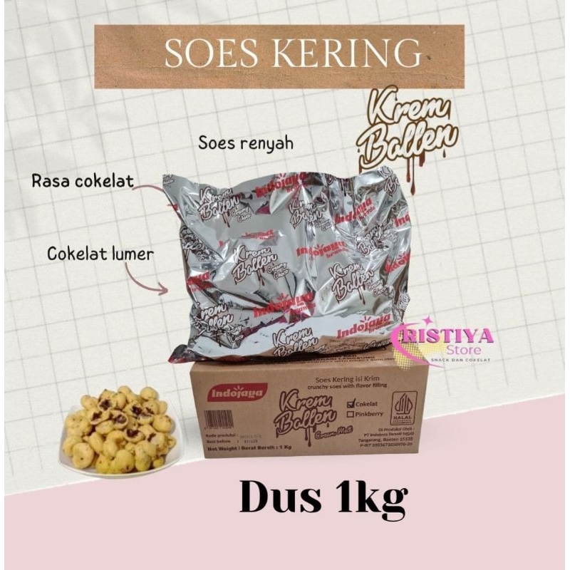 

Soes Coklat Krem Ballen Sus Kering Dus 1kg