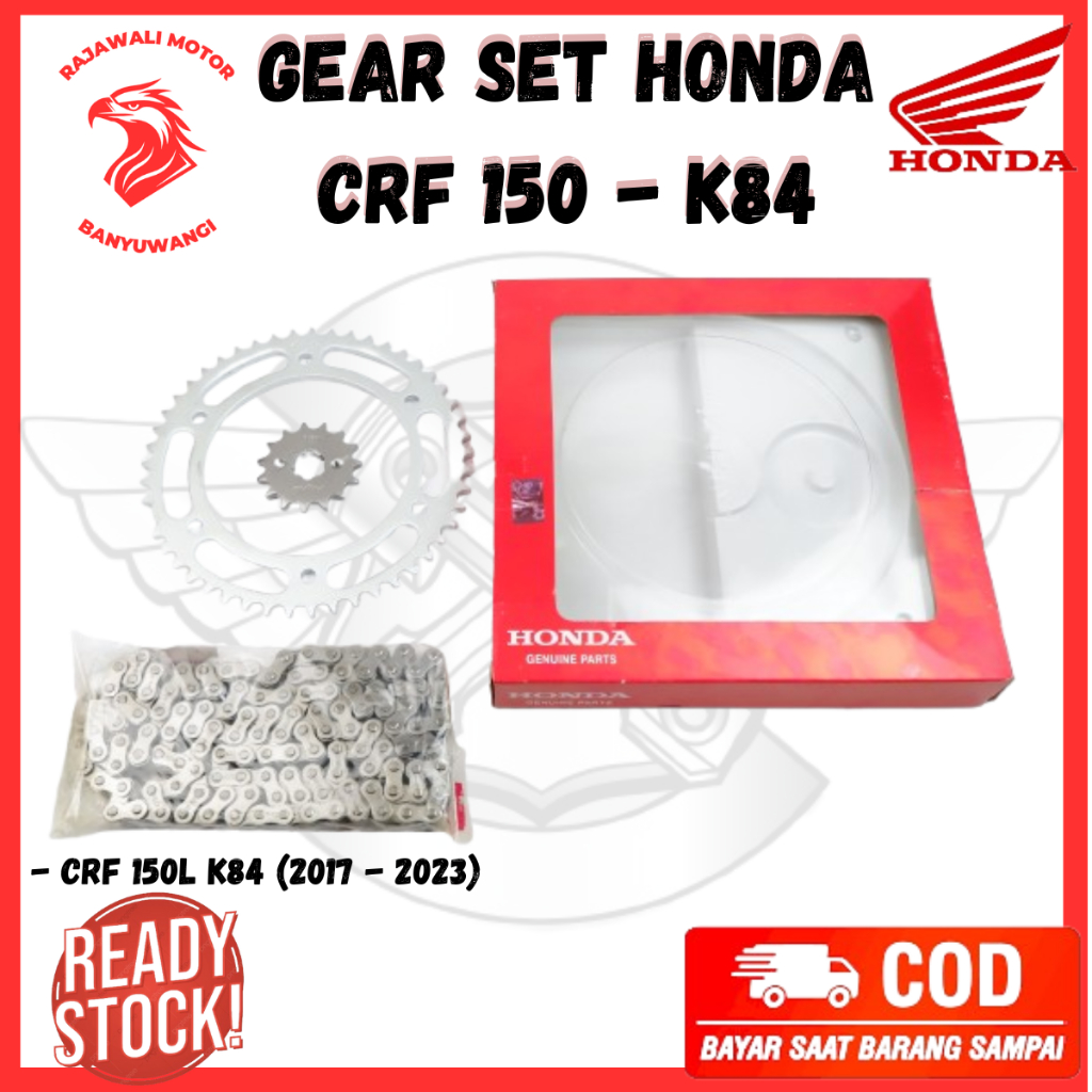 Gear set Honda CRF 150 Ori / Gear Set Motor Honda CRF 150 - 06401-K84-900