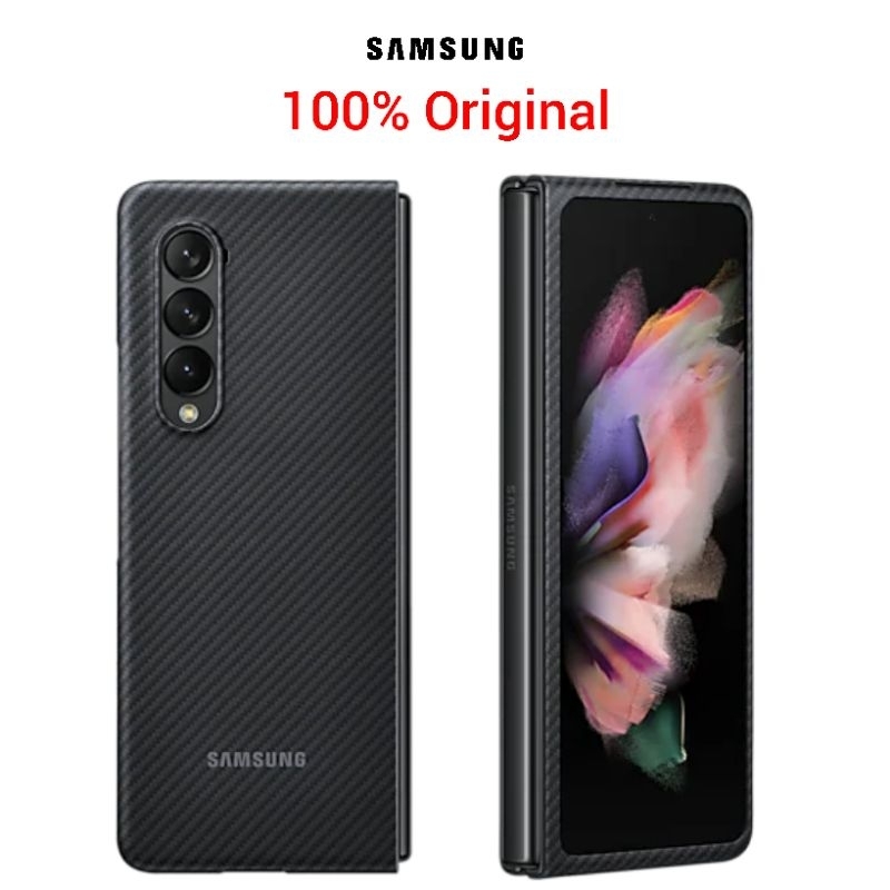 Samsung Galaxy Z Fold 3 Original Case Aramid Carbon Casing Fold3 Cover