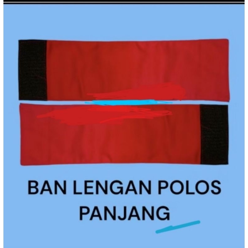 ban lengan merah panjang banlengan PMI