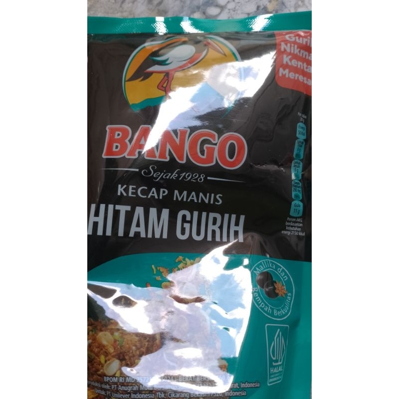 

bango kecap manis hitam gurih Refill 550ml