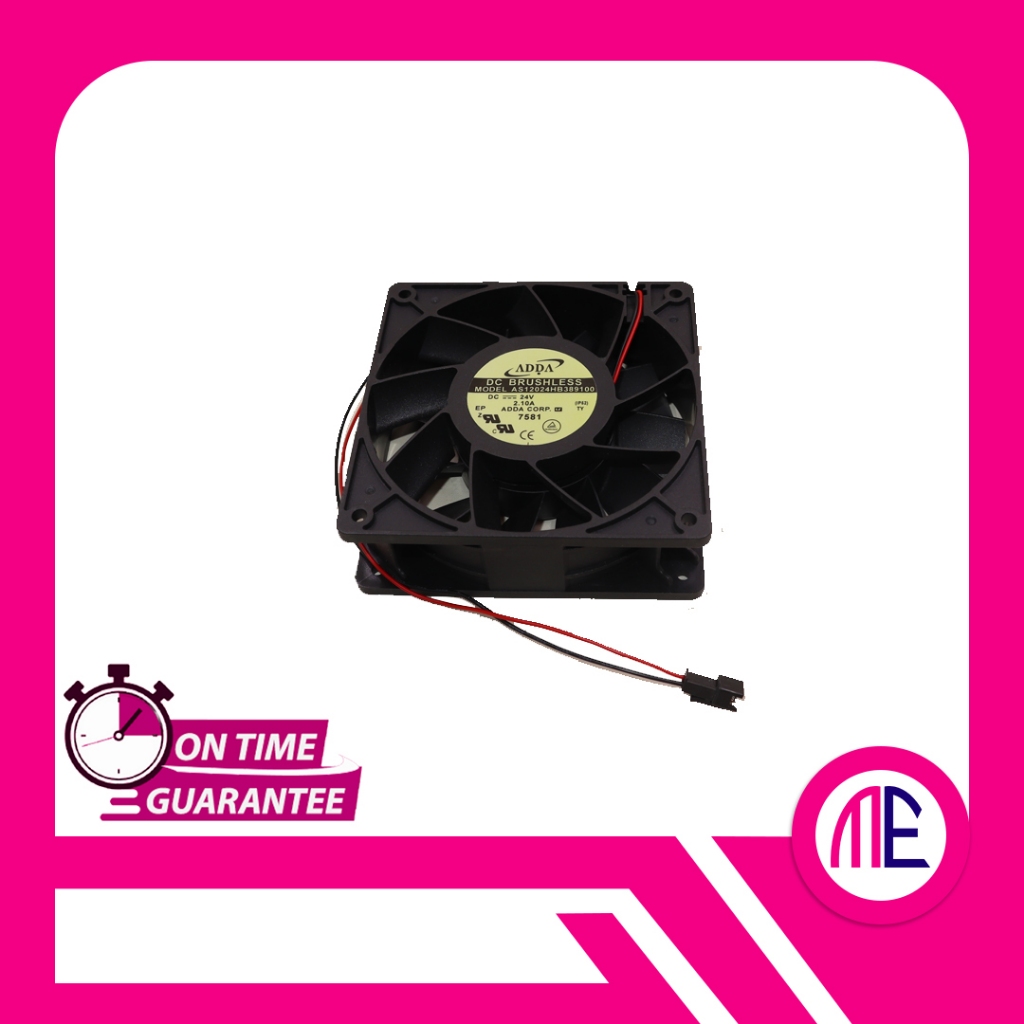 AS12024HB389100 DC24V 2.10A FAN (2 CABLE - 12x12x3.7cm)