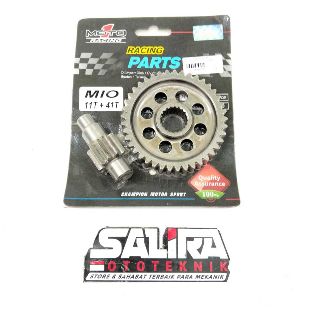 Gir Gear Ger Rasio Ratio Motor Mio Moto 1 Racing Ukuran 11 41T