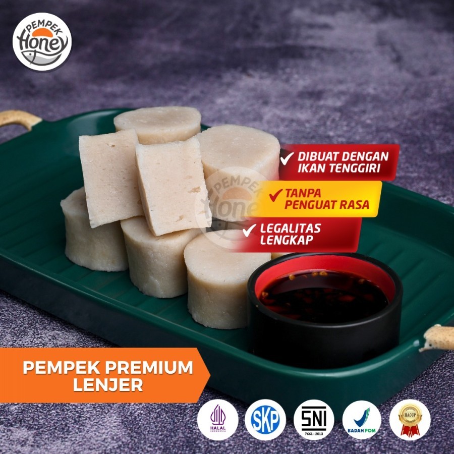 

Pempek Premium Lenjer Besar, Ikan Tenggiri Super Premium