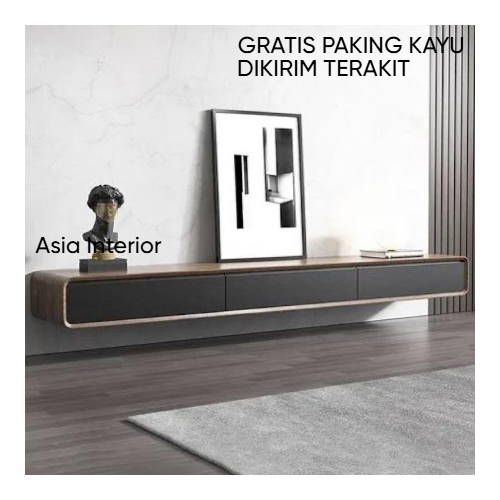Meja tv minimalis laci meja tv gantung minimalis