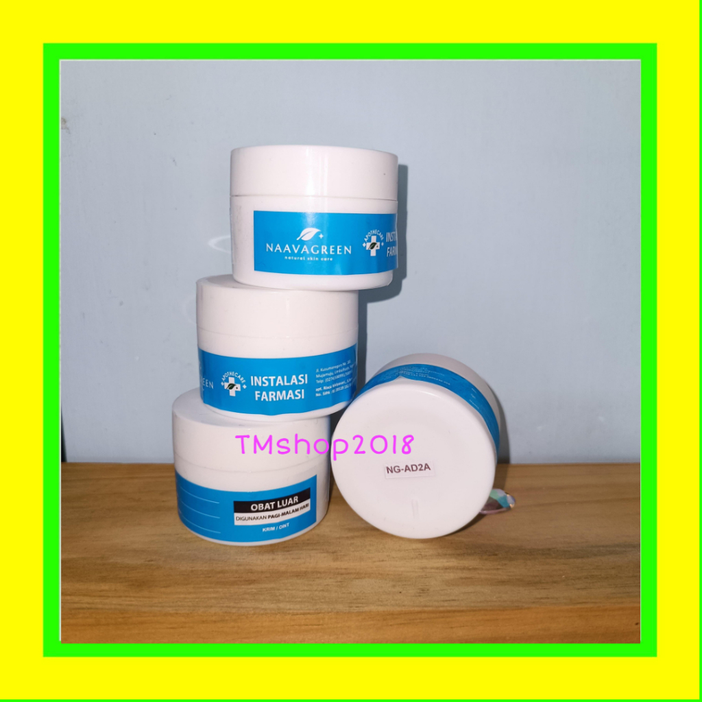 AD2A Acne Night Cream Naavagreen 10 gram Original Krim Malam Jerawat Bruntusan Komedo by dr Fredi Se