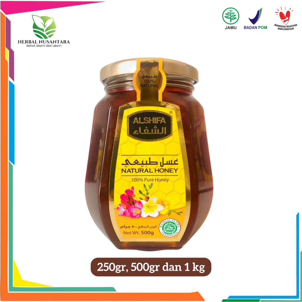 

Madu AL Ashifa 500gr Natural Honey Daya Tahan Tubuh