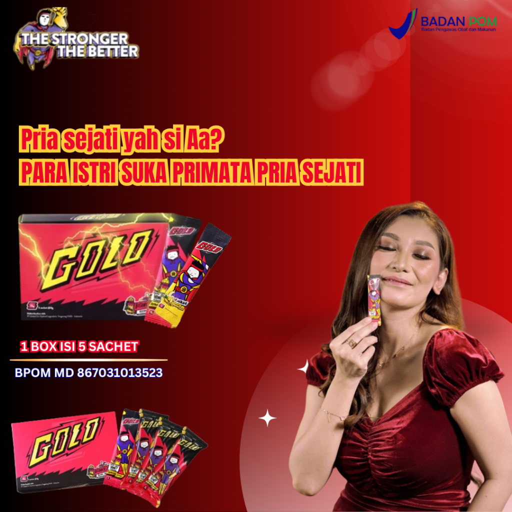 

Mr Gold Ginseng Original Suplemen Penambah Gairah Pria Perkasa Golo Ginseng 1 Box Isi 5 Sachet Bpom & Halal 100%