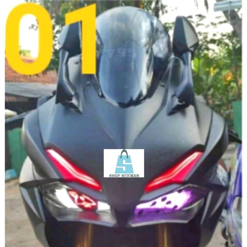 STICKER VARIASI STIKER LAMPU DAN ALIS CBR NEW 150R 2021-2022