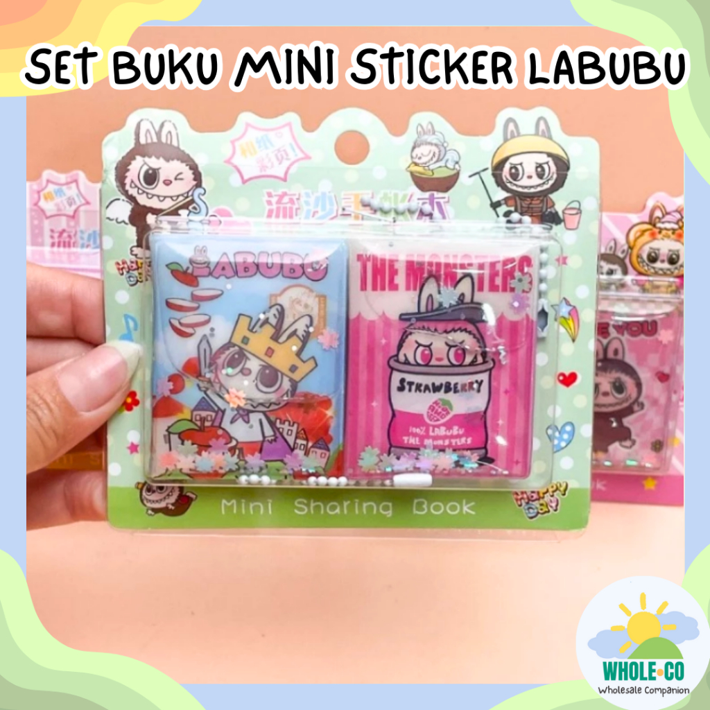 

Set Buku Mini Sticker Labubu Air Premium 1 Set isi 2 Pcs The Monsters Lucu Unik Termurah Grosir Cod