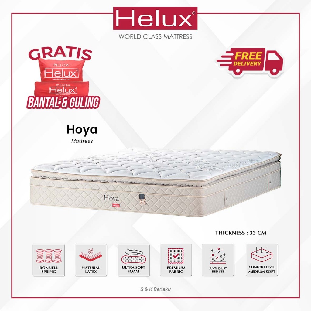 Kasur Latex Hoya By Helux Beds - Matras Only