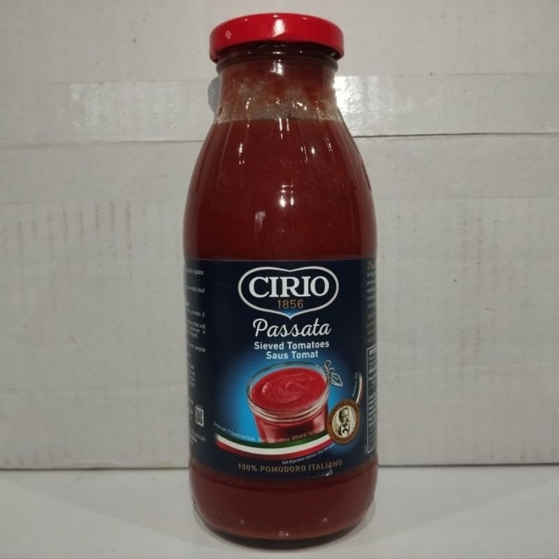

CIRIO SAUS TOMAT ASLI ISI 350GRAM . صلصه طماطم ه.EXP 6/2026