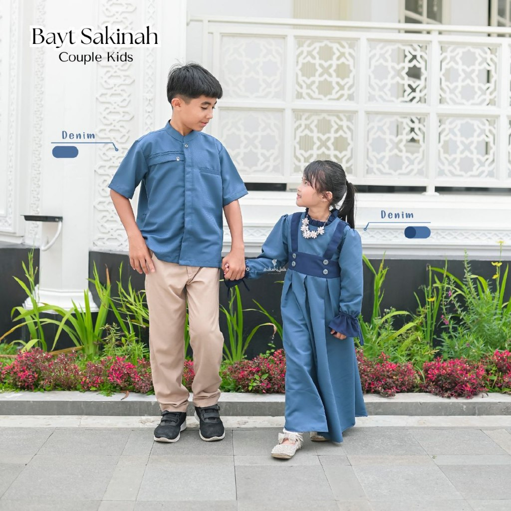 SUKAHIJAB - Bayt Sakinah Baju Couple Anak Gamis Anak Perempuan Koko Anak Terbaru Family Set Sarimbit