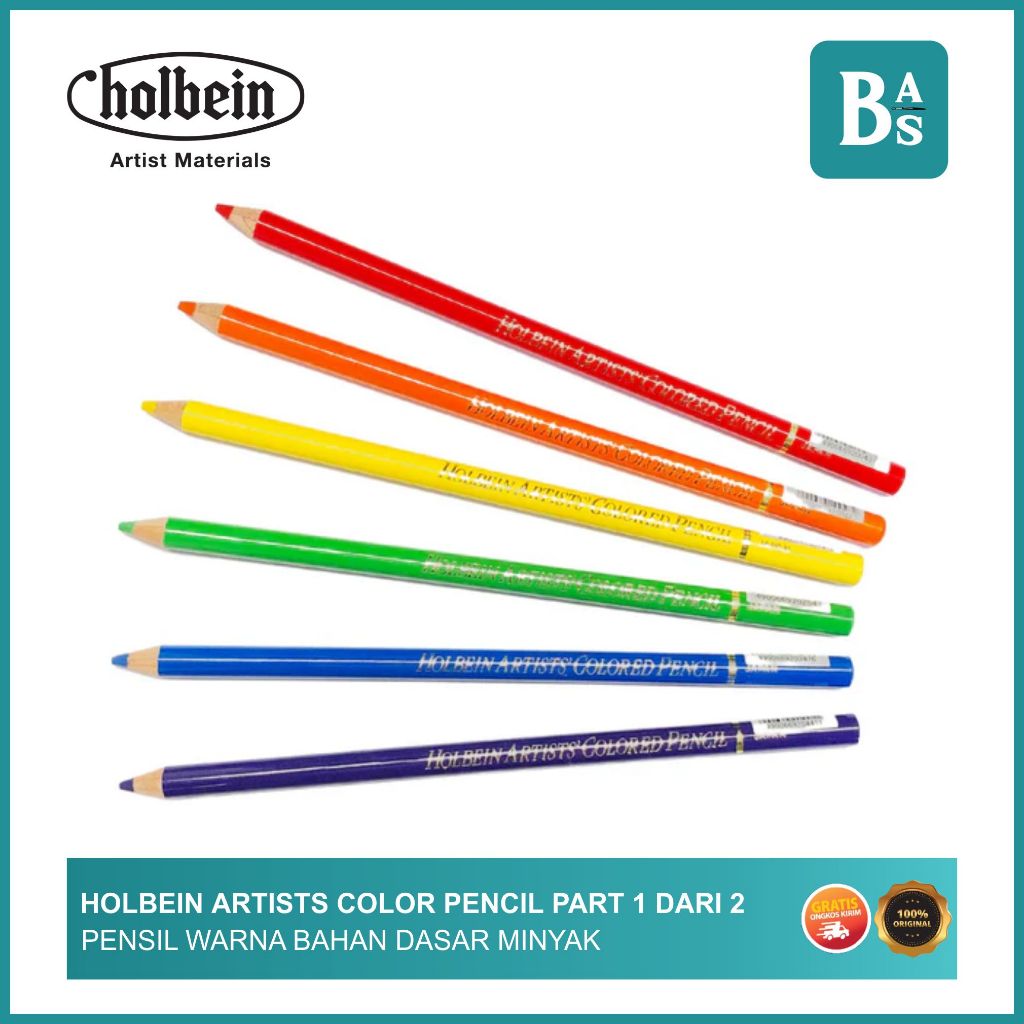 

Holbein Artists Color Pencil Part 2 dari 2 | Pensil Warna Bahan Dasar Minyak | Peralatan Menggambar Terlengkap dari Bali Art Supplies