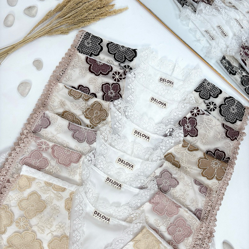 Delova Wardrobe - Rayya Vest Brukat Bordir Modern Kondangan