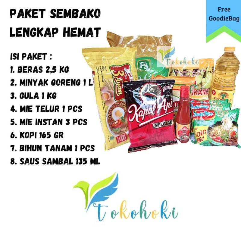 

PAKET SEMBAKO LENGKAP HEMAT