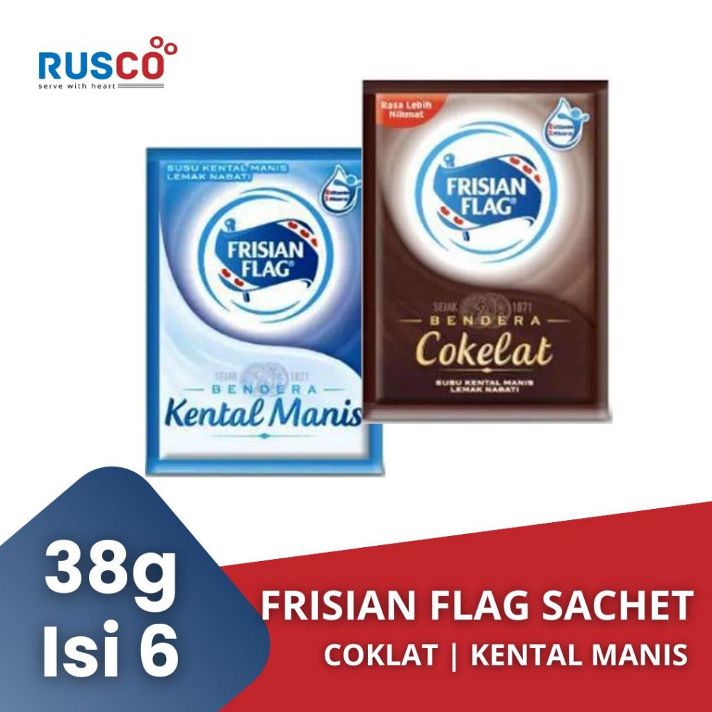 

Frisian Flag SKM Sachet 38g 6 Sachet - RUSCOMART