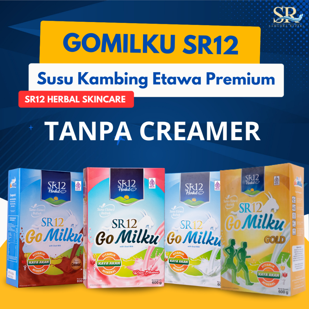 

SUSU GO MILKU SR12 200g 600g Sachet - Distributor gomilku susu kambing etawa premium