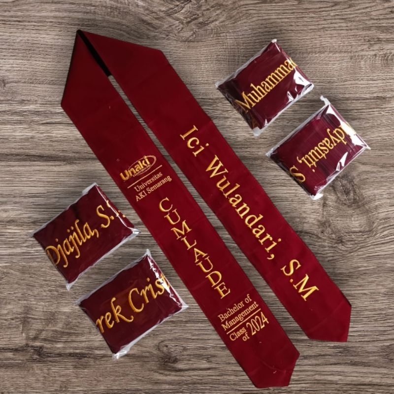 Selempang Wisuda Kalung/ Selempang Wisuda Leher
