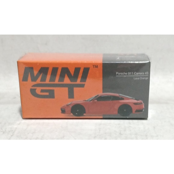 Mini GT 1/64 Porsche 911 (992) Carrera 4S lava orange