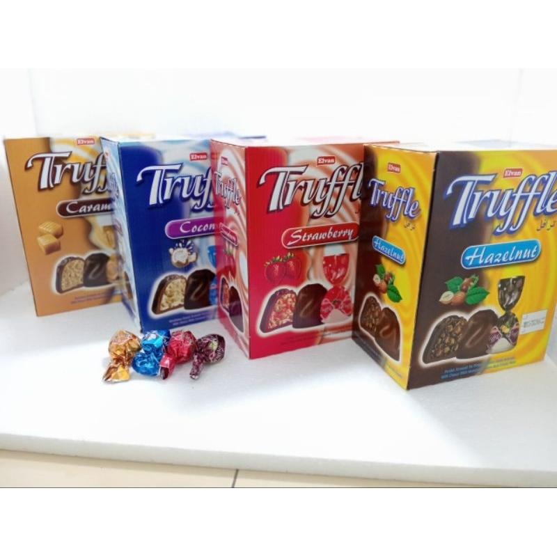 

Coklat Arab Truffle Mix's 1kg Asli Coklat Turki Elvan Truffle Mix's1kg Best Seller