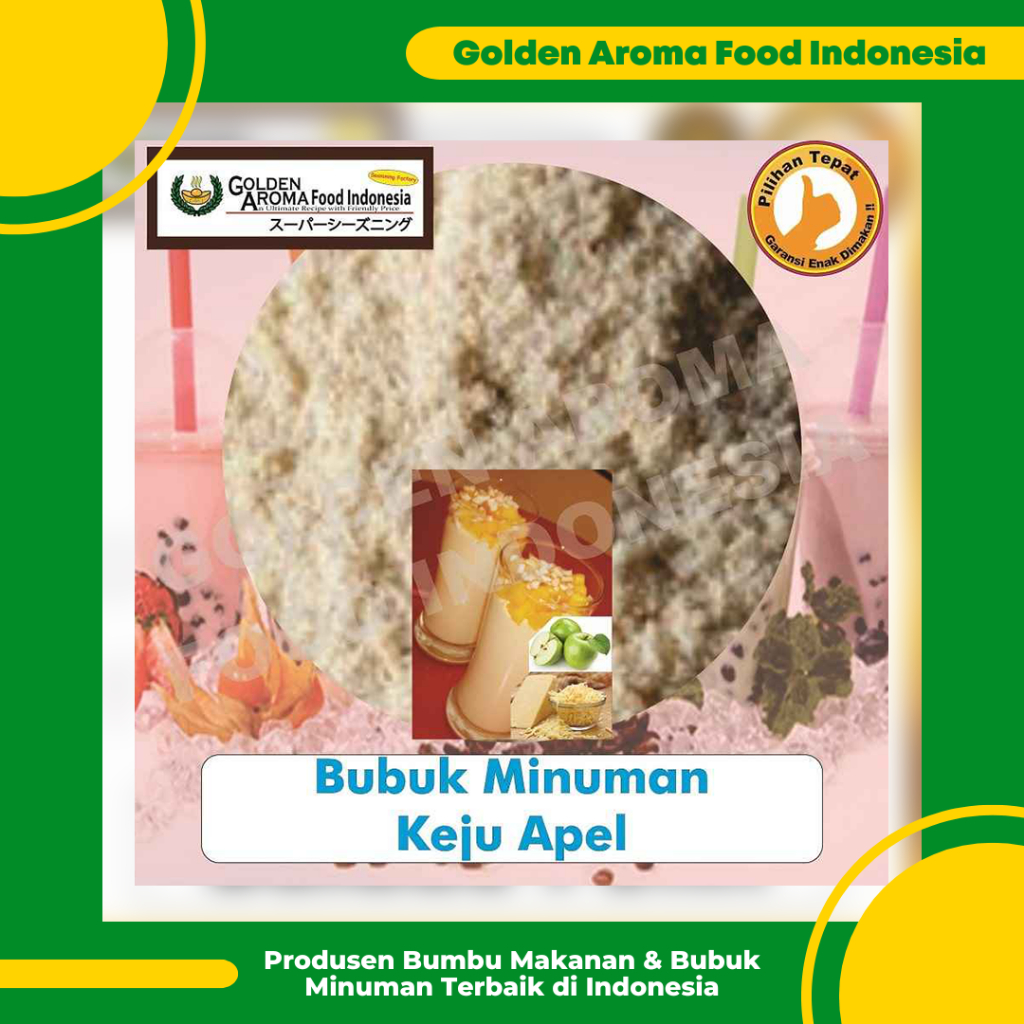 

Bubuk Minuman Keju Apel 1 Kg Apple Cheese Drinking Powder Enak Murah Halal Aman Terbaik Bubble GAFI