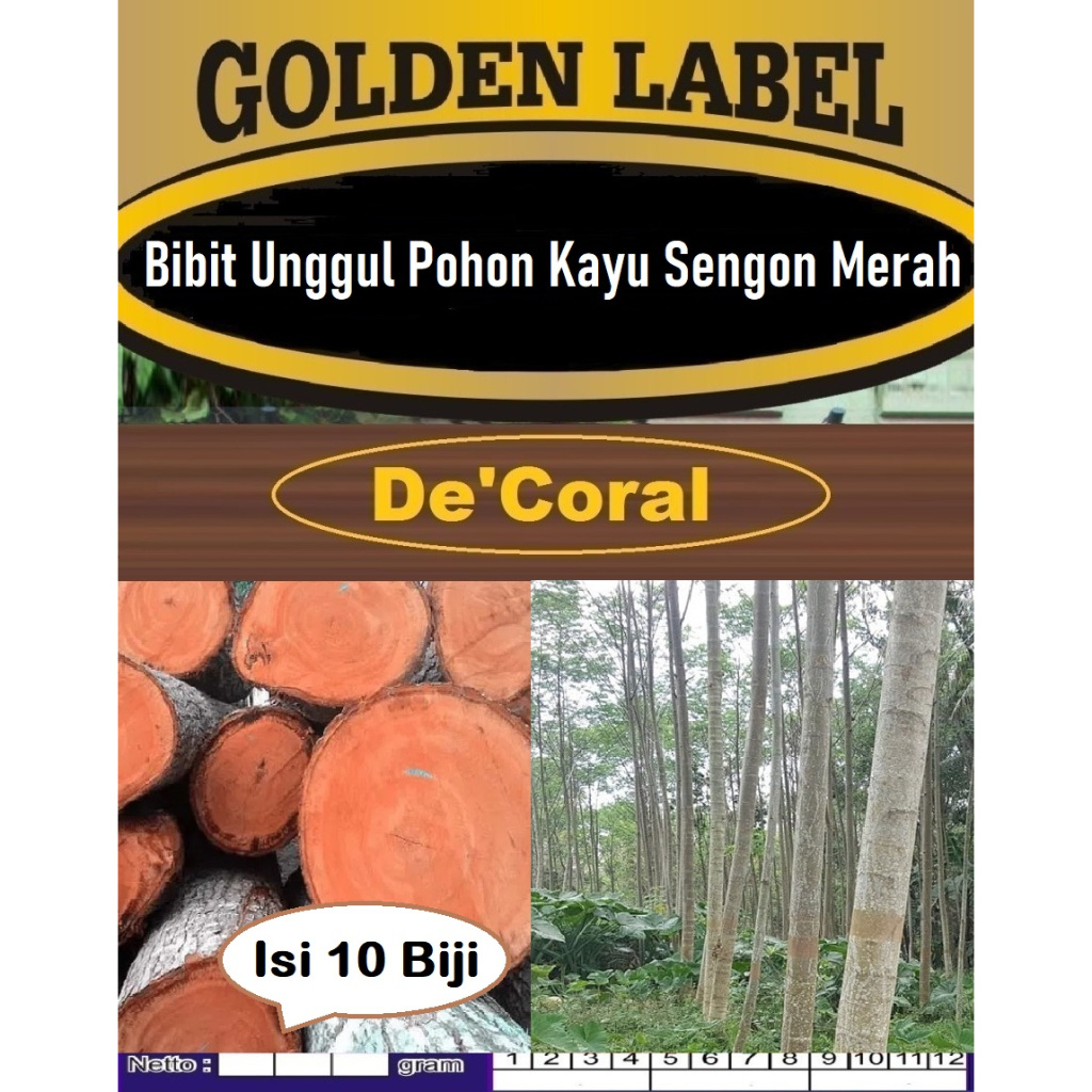 Bibit Unggul Pohon Kayu Sengon Merah | Biji Benih Pohon Kayu Sengon Merah