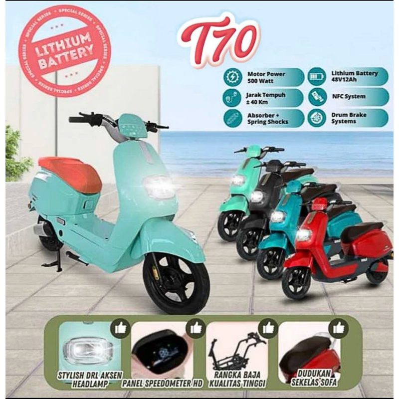 UWINFLY T70 Lithium Baterai / sepeda listrik uwinfly t70