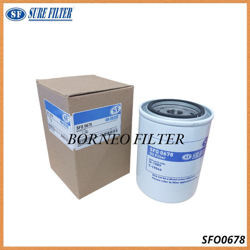 SFO0678 Sure Oil Filter J8610044 P550020 LF678 BT259 W936/4 C-7910 C7910 JOC-88060 JOC88060 25014748