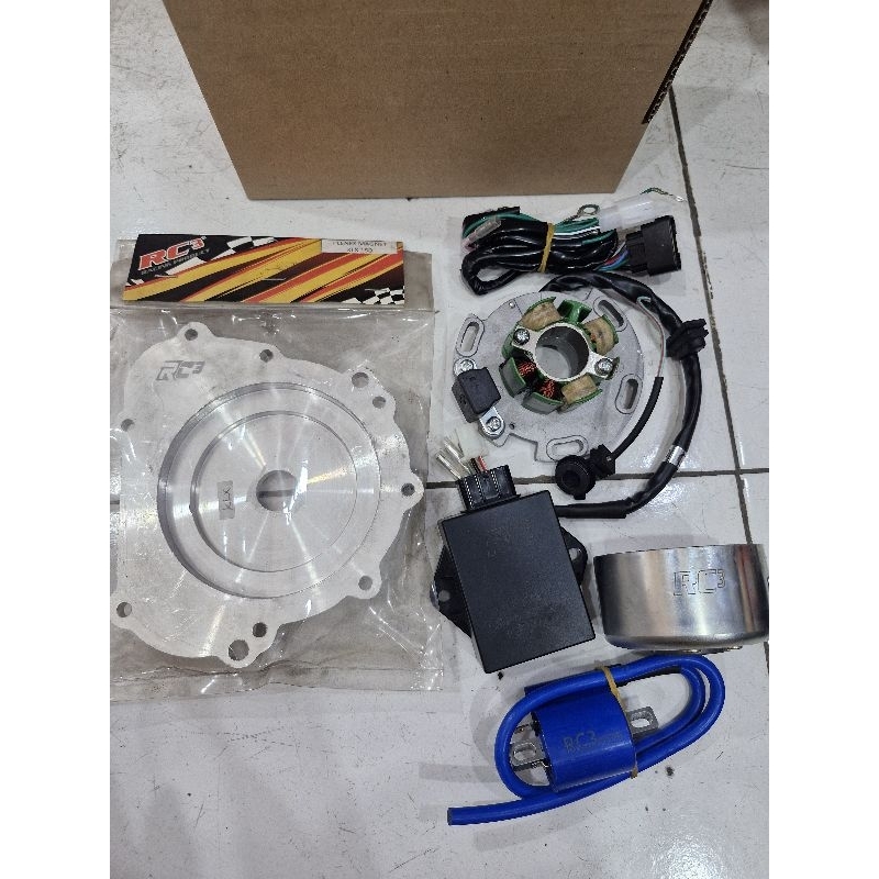 Pengapian yz magnet yz KLX 150 KLX150 RC3 RC 3 full set komplit dudukan plenes plandes plenes.tidak 