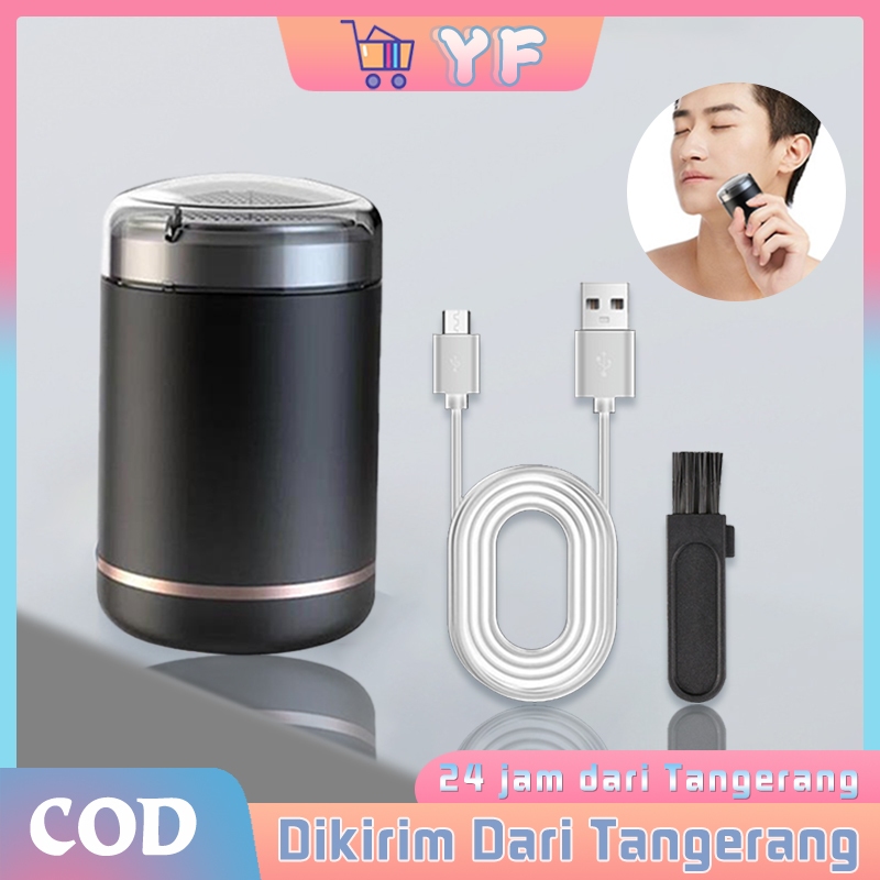 Alat Cukur Mini Portable Cukur Jenggot Kumis Elektrik Pencukur Kumis Elektrik