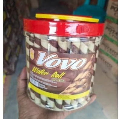 astor coklat vovo wafer roll coklat