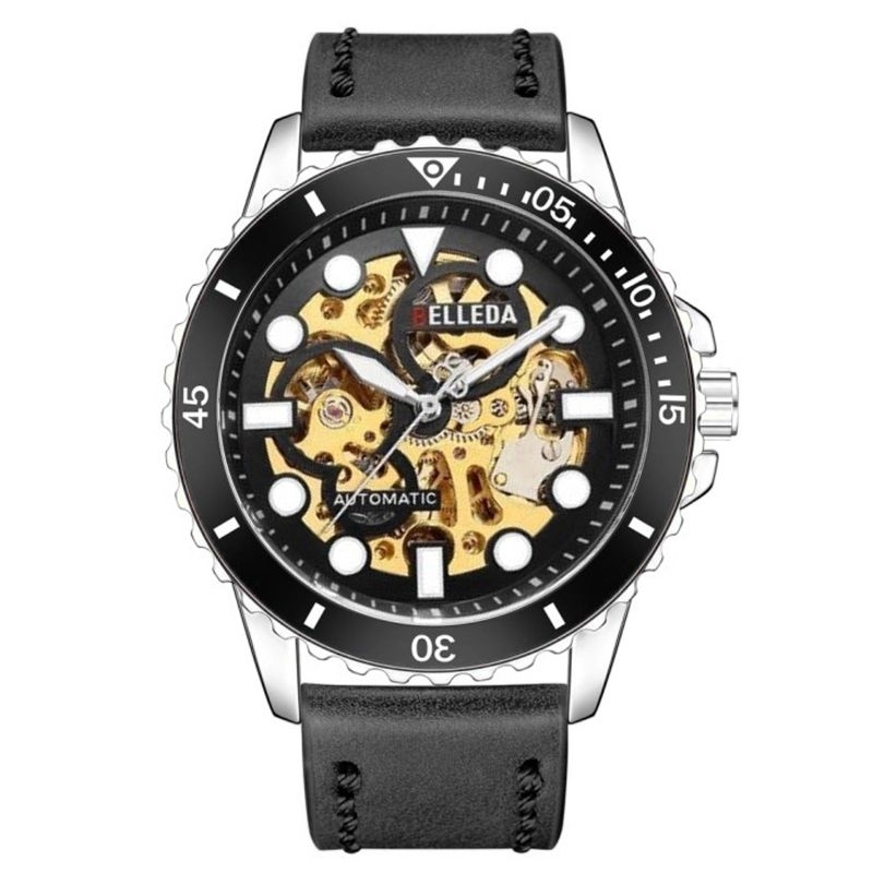 PROMO Jam Tangan Pria BELLEDA 9352 Genuine Leather Anti Air Original Terbaru SMILE®️