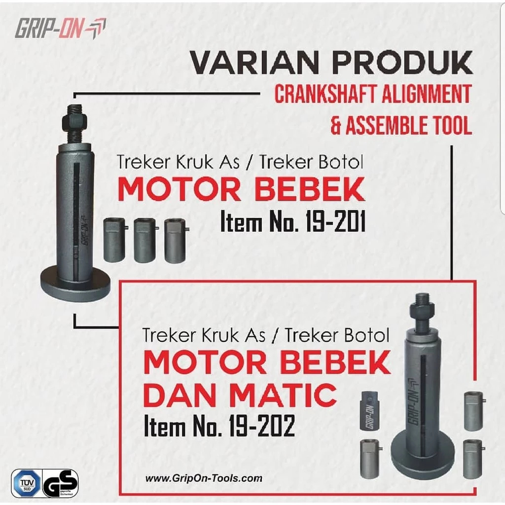 GRIP ON TREKER PASANG KRUK AS MESIN - CRANKSHAFT ALIGNMENT/ Treker Pasang Bandul Kruk As Mesin Motor
