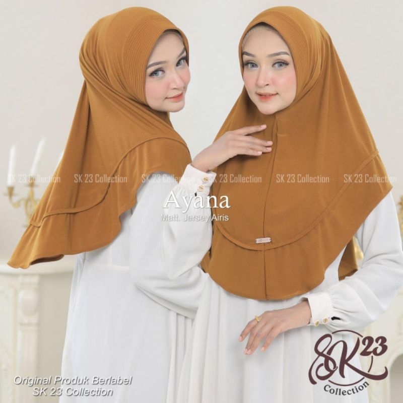 Jilbab bergo hijab instan AYANA ORI SK23 COLLECTION